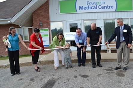 Ribbon cutting ceremony for the Powassan Medical Centre